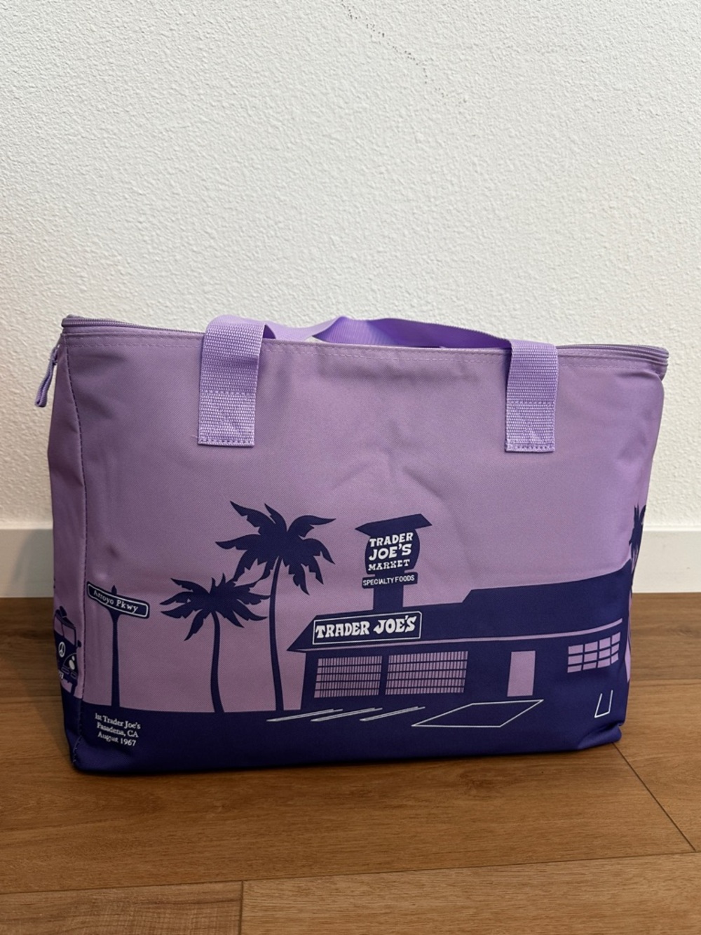 Trader Joe’s Large Insulated Bag - Purple Spring 2026
